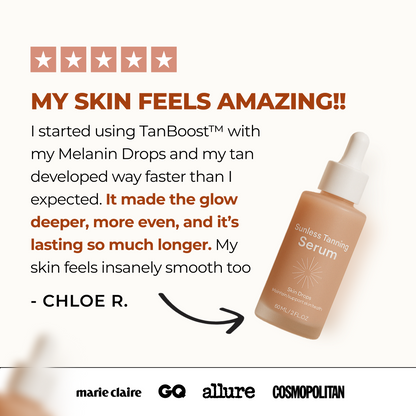 TanBoost Serum - For Faster, Deeper, Longer-Lasting Tans.
